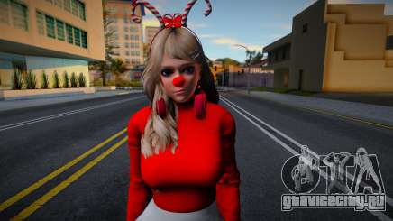 DOAXFC Amy - FC Christmas Dress VI v3 для GTA San Andreas