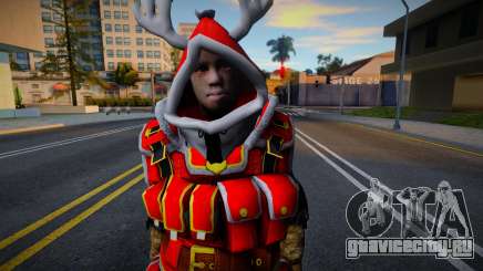 War Face New year Skin v5 для GTA San Andreas