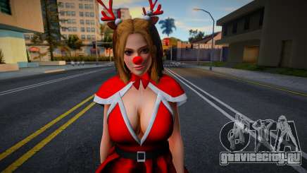 DOAXFC Tina Armstrong - FC Christmas Dress v2 для GTA San Andreas