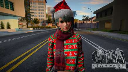 DOAXFC Tamaki - FC Crop Sweater Xmas v2 для GTA San Andreas