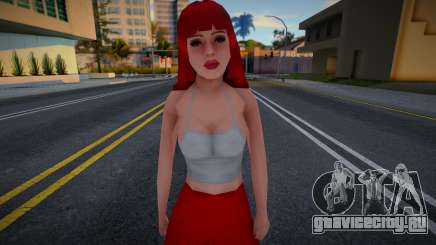 Девушка в топике 3 для GTA San Andreas