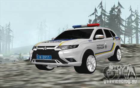 Mitsubishi Outlander НП Украины для GTA San Andreas