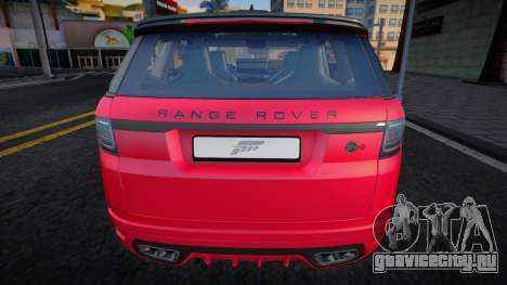 Range Rover Sport SVR (Fuji) для GTA San Andreas