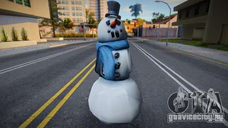 Muñeco de nieve 2 для GTA San Andreas