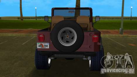 Jeep Wrangler 88 для GTA Vice City
