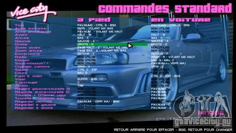 Nissan Skyline Interface для GTA Vice City