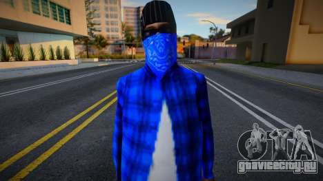 Crips Skin 4 для GTA San Andreas