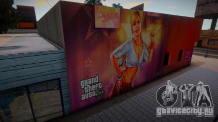 GTA V Girl Mural для GTA San Andreas