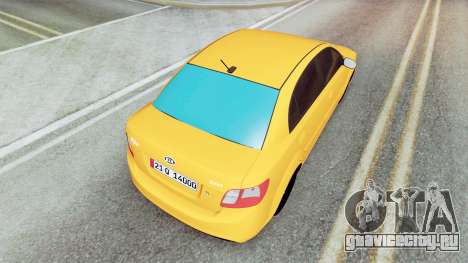 Kia Rio Sedan Taxi Baghdad (JB) 2009 для GTA San Andreas