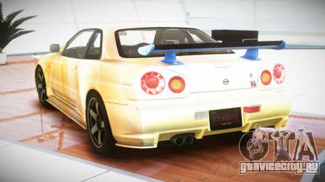 Nissan Skyline R34 GT-R XS S9 для GTA 4