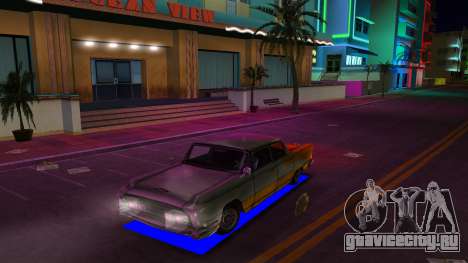 Неоновая подсветка для автомобилей для GTA Vice City