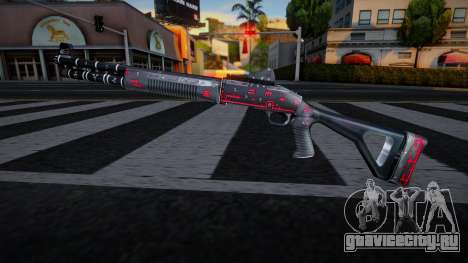 Black Red Gun - Chromegun для GTA San Andreas