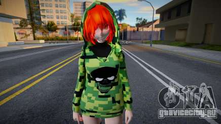 Creeper Girl для GTA San Andreas