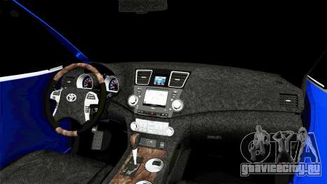 Toyota Highlander (XU50) 2014 для GTA San Andreas