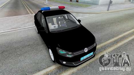 Volkswagen Polo Sedan Police (Typ 6R) 2011 для GTA San Andreas