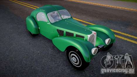 Bugatti Type 57sc Atlantic 1936 для GTA San Andreas