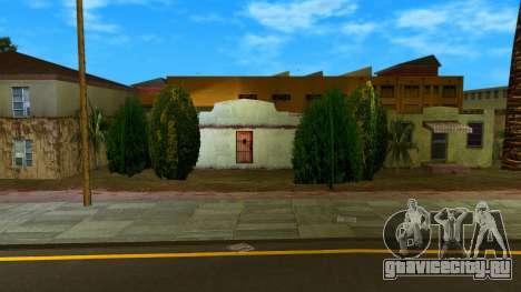 Новая дорога, трава, деревья, тротуар HQ HD для GTA Vice City