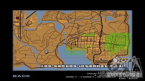 Карта в стиле GTA III v1 для GTA San Andreas