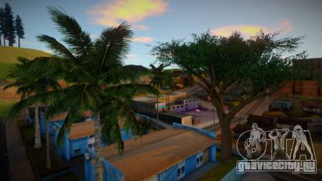 Слегка облегченная версия растительность BSOR для GTA San Andreas