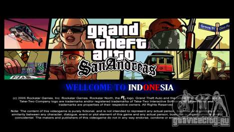 GTA V Style Loadscreen Indonesia для GTA San Andreas