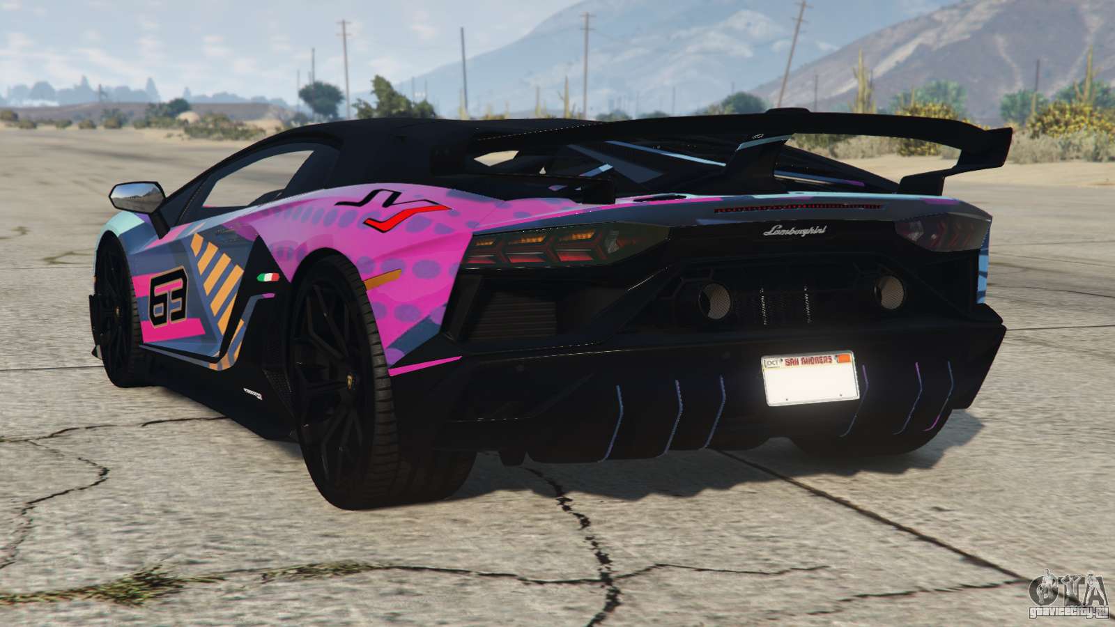 Lamborghini aventador svj gta 5 фото 53