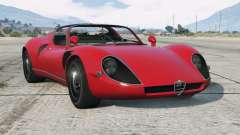 Alfa Romeo 33 Stradale Pigment Red для GTA 5