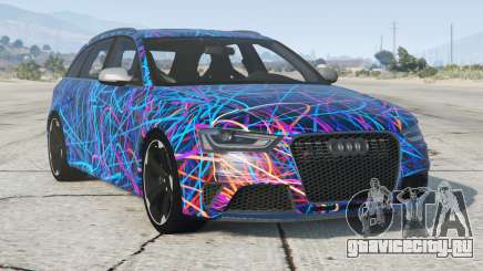 Audi RS 4 Avant Chathams Blue для GTA 5