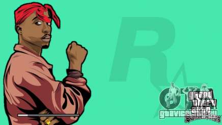 Tupac Loadscreen для GTA San Andreas