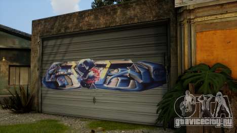 Grove CJ Garage Graffiti v2