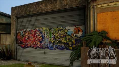 Grove CJ Garage Graffiti v4