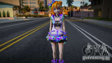 Honoka Love Live Recolor 2 для GTA San Andreas