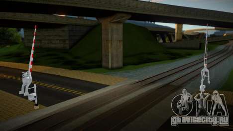Railroad Crossing Mod Czech v19 для GTA San Andreas