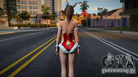 DOAXVV Sexy Hitomi Bunny Clock Red для GTA San Andreas