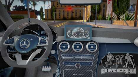 Mercedes-Benz C63s AMG Sapphire для GTA San Andreas