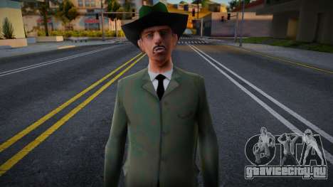 El Chavo Del Ocho Skin Profesor Jirafales для GTA San Andreas