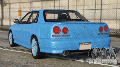 Nissan Skyline GT Sedan Process Cyan