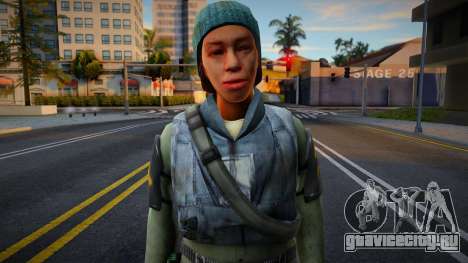 Half-Life 2 Rebels Female v6 для GTA San Andreas