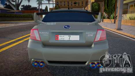 Subaru Impreza Ahmed для GTA San Andreas