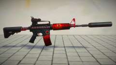 Red M4 Toxic Dragon by sHePard для GTA San Andreas