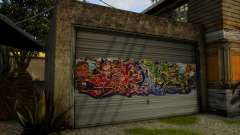 Grove CJ Garage Graffiti v4 для GTA San Andreas Definitive Edition