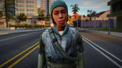 Half-Life 2 Rebels Female v6 для GTA San Andreas