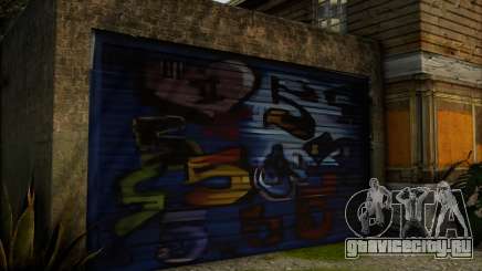 Grove CJ Garage Graffiti v5 для GTA San Andreas Definitive Edition