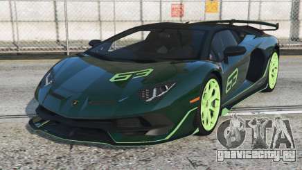 Lamborghini Aventador SVJ Deep Teal [Add-On] для GTA 5