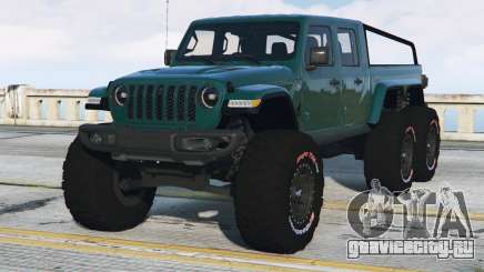 Jeep Gladiator 6x6 (JT) Gable Green [Add-On] для GTA 5