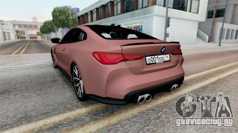 BMW M4 Competition Coupe (G82) для GTA San Andreas