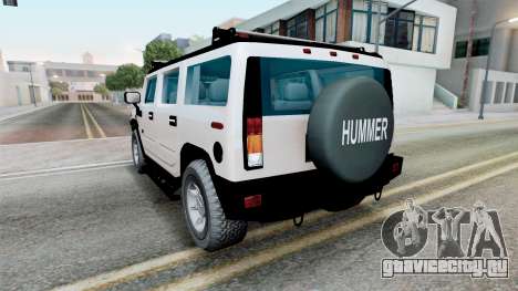 Hummer H2 Mist Gray для GTA San Andreas