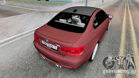BMW M3 Coupe (E92) для GTA San Andreas