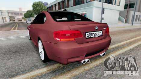BMW M3 Coupe (E92) для GTA San Andreas