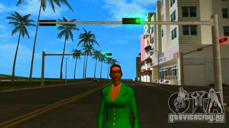 Lady with green dress для GTA Vice City