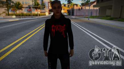 New Girl Black Outfit для GTA San Andreas
